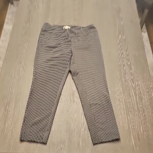 Cooper & Ella Black and White Cropped Pants